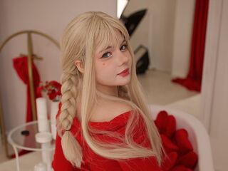 camgirl playing with vibrator MellyBloom